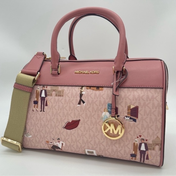 Michael Kors Medium Duffle Satchel Crossbody Bag - Picture 2 of 11